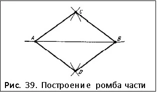построение ромба